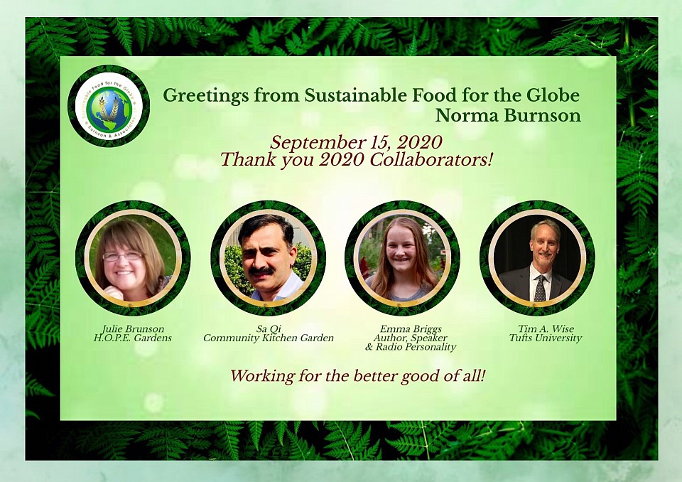 Sustainable Food for the Globe Digital Magazine